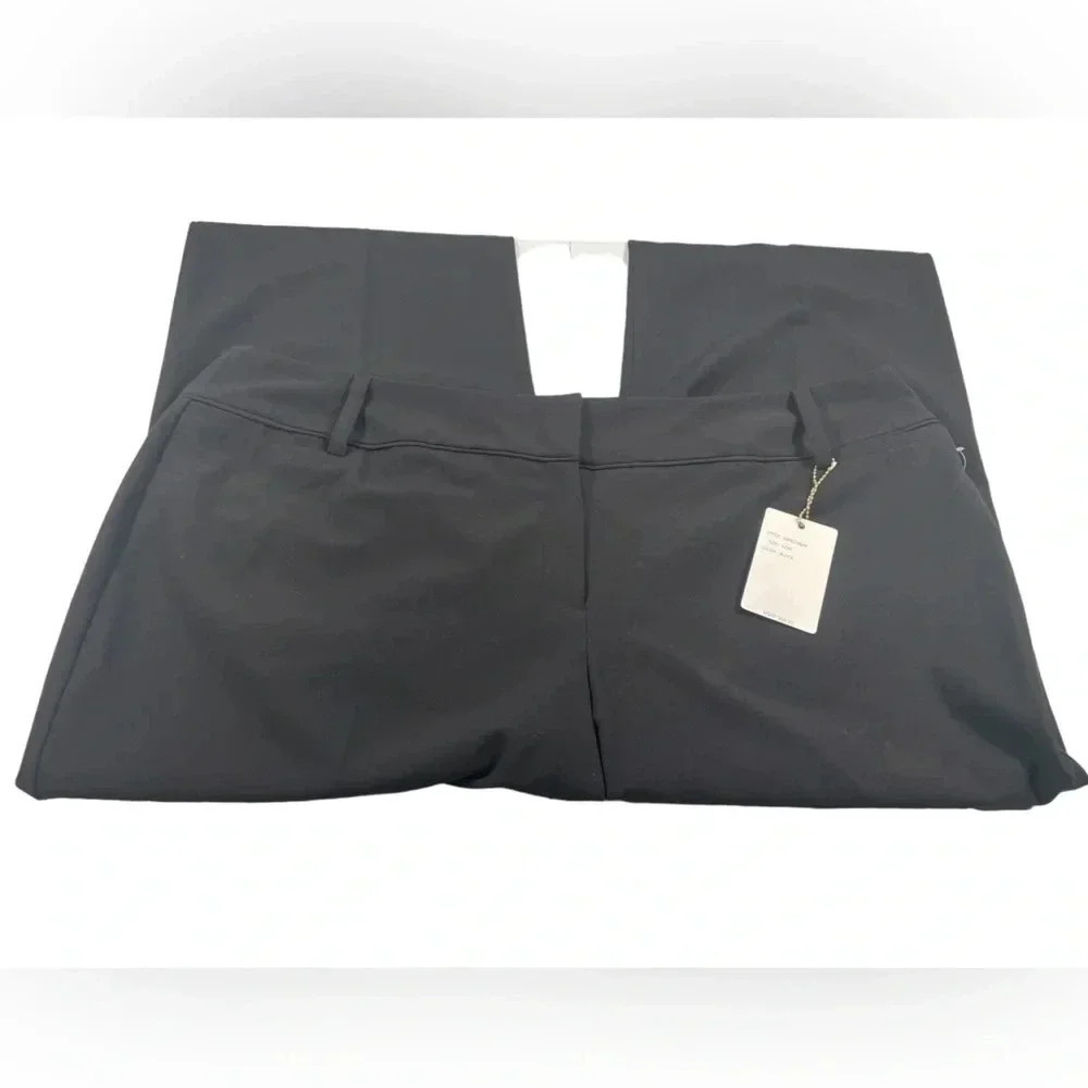 Zac & Rachel Curvy Short Length Black Pants  Trousers Size 22W